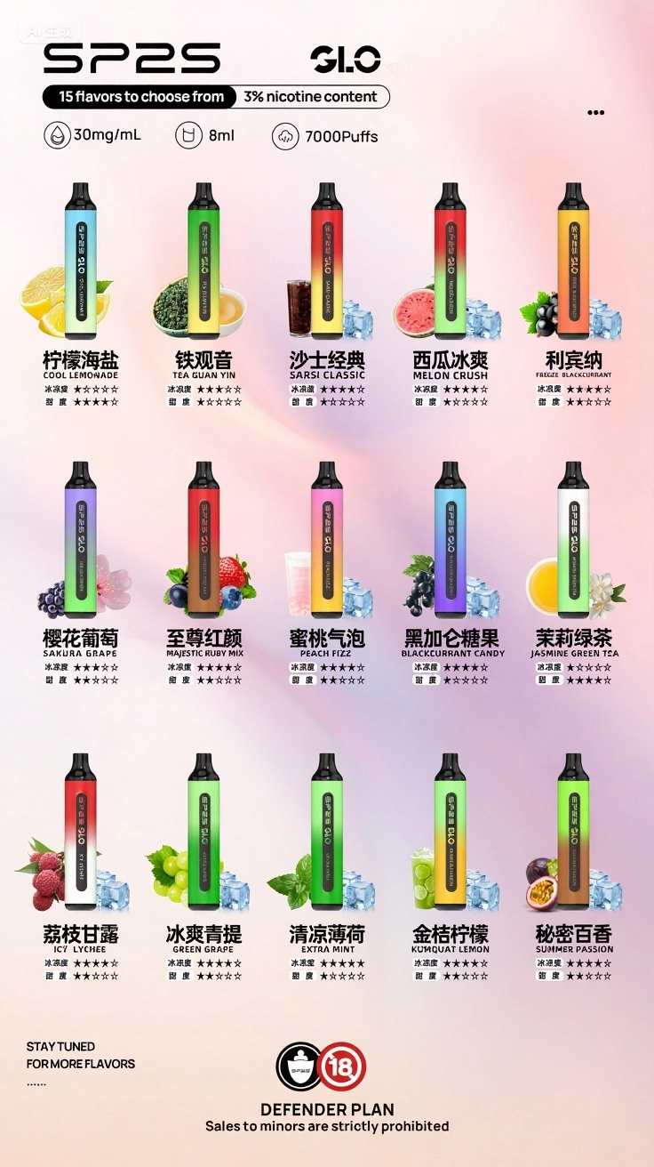 SP2S7000口拋棄式-思博瑞一次性電子煙